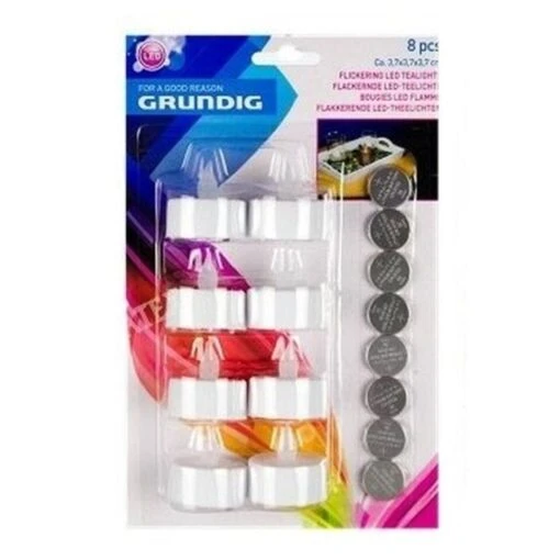 Grundig Waxinelichtjes - LED - Wit - 8 Stuks -Lifestyle-Productwinkel 057dd843e49443a5b471291cee56a439