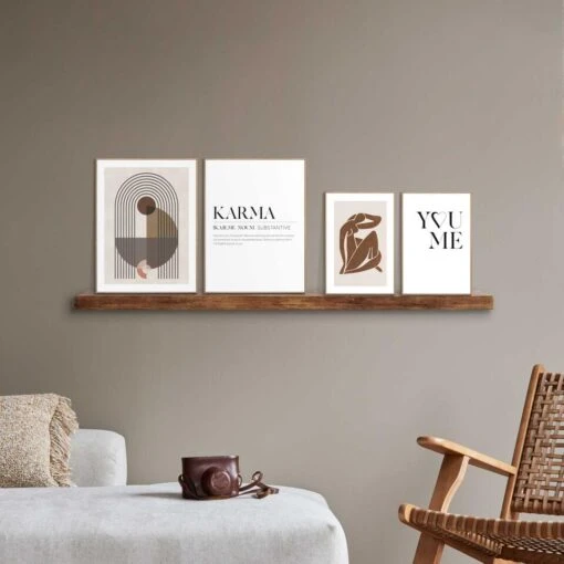 Set Poster Met Lijst - Karma -Lifestyle-Productwinkel 1000006541 0101