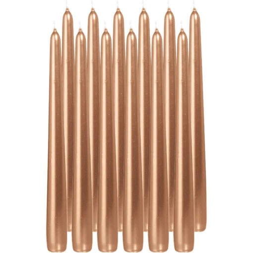 Trend Candles Dinerkaarsen - 12 Stuks - Rose - 8 Branduren - 25 Cm -Lifestyle-Productwinkel 1000010683