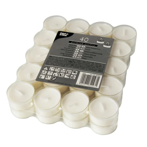 Conpax Candles Waxinelichtjes - 40 Stuks - 4 Branduren -Lifestyle-Productwinkel 1000011195