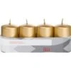 Trend Candles Stompkaarsen - 4 Stuks - Goud - 18 Branduren -Lifestyle-Productwinkel 1000012781