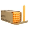 Merkloos Dinerkaarsen - 25 Stuks - Geel - 7 Tot 8 Branduren - 18 Cm -Lifestyle-Productwinkel 1000013527