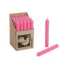 Merkloos Dinerkaarsen - 25 Stuks - Roze - 7 Tot 8 Branduren - 18 Cm -Lifestyle-Productwinkel 1000013535