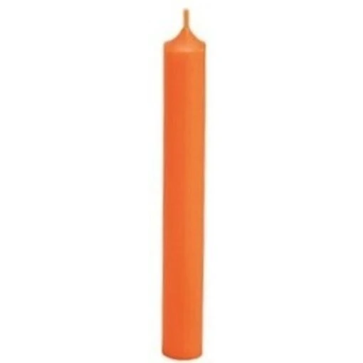 Merkloos Dinerkaarsen - Oranje - 25 Stuks - 7 Branduren - 18 Cm -Lifestyle-Productwinkel 1000013541 0101