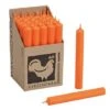 Merkloos Dinerkaarsen - Oranje - 25 Stuks - 7 Branduren - 18 Cm -Lifestyle-Productwinkel 1000013541