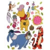 Disney Muursticker - Winnie De Poeh - Geel, Blauw, Oranje En Roze - 65 X 85 Cm -Lifestyle-Productwinkel 1000018033