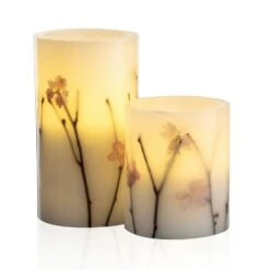 Pauleen Shiny Blossom Candle White-flowers. -Lifestyle-Productwinkel 1000021062 0101