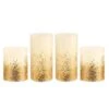 Pauleen LED-kaarsen Wax Golden Glitter - 4 Stuks -Lifestyle-Productwinkel 1000021063