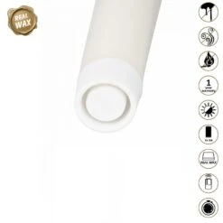 O'DADDY Diner Kaarsen Led 2st -24,5 Cm Flikkerende Lont En AB - Crème -Lifestyle-Productwinkel 1000021781 0102