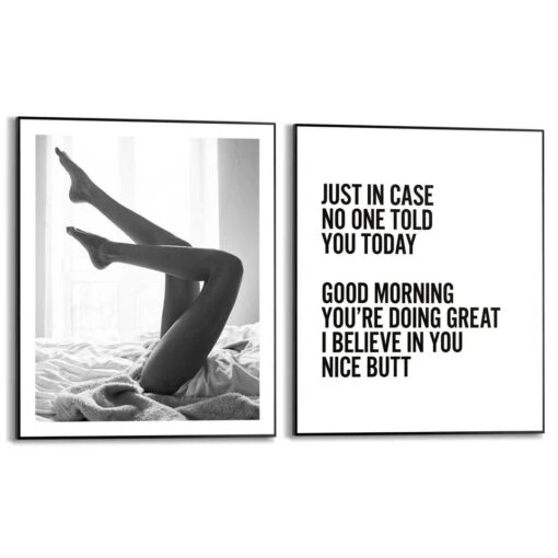 Set Poster Met Lijst - Legs Up -Lifestyle-Productwinkel 1000052166