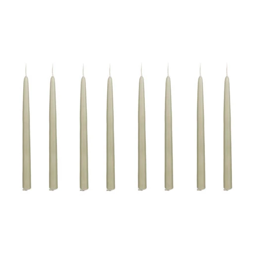 Mica Decorations Dinerkaars - Set Van 8 - H29 X Ø2,2 Cm - Lichtgroen -Lifestyle-Productwinkel 1000065471