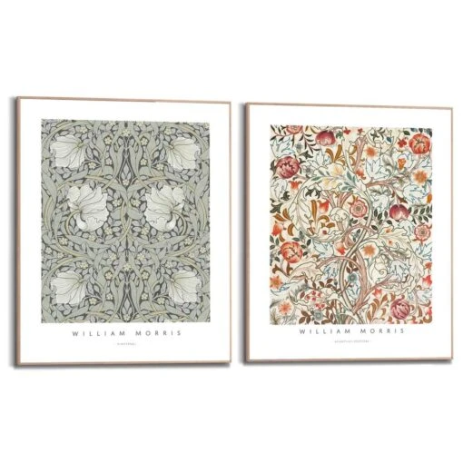 Set Poster Met Lijst - William Morris -Lifestyle-Productwinkel 1000068823