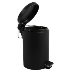 MSV Badkamer/toilet Pedaalemmer - Zwart - 5 Liter - 20 X 28 Cm -Lifestyle-Productwinkel 1000090236 0101