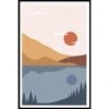 Walljar - Desert Waters - Poster Met Lijst / 60 X 90 Cm -Lifestyle-Productwinkel 1000091245