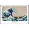 Walljar - Katsushika Hokusai - The Great Wave - Poster Met Lijst / 40 X 60 Cm -Lifestyle-Productwinkel 1000091292