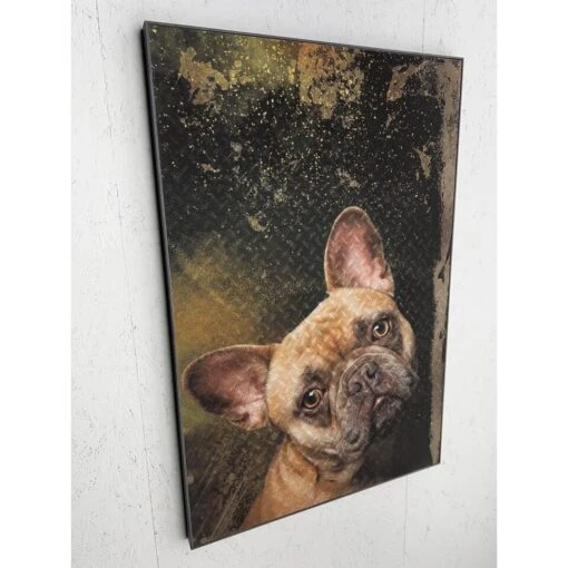 SarinArt Schilderij Bulldog - Aluminium -Lifestyle-Productwinkel 1000094336 0101