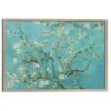 Ingelijste Poster Van Gogh Amandelbloesem 63x93,5 Cm Blauw -Lifestyle-Productwinkel 1000095051