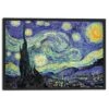 Ingelijste Poster Van Gogh Sterrennacht 63x93 Cm Blauw -Lifestyle-Productwinkel 1000095056