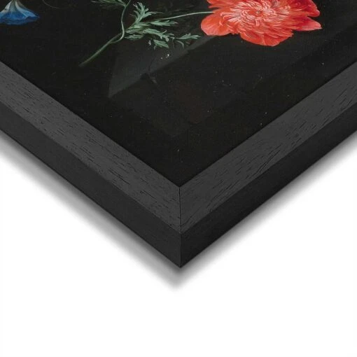 Ingelijste Poster De Heem Stilleven Met Bloemen 93x63 Cm Rood -Lifestyle-Productwinkel 1000095058 0103