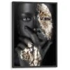 Ingelijste Poster Gouden Hand 93x63 Cm Goudkleurig -Lifestyle-Productwinkel 1000095064