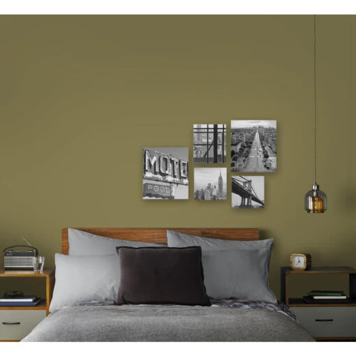 Art For The Home - Set Van 5 Canvas - City - Zwart/wit - 80x60cm -Lifestyle-Productwinkel 1000095128 0101