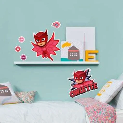 PJ Masks Owlette - Muursticker - Rood -Lifestyle-Productwinkel 1375154389 0102