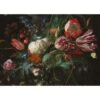 Art For The Home - Canvas - Bloemen In Een Glazen Vaas - 100x70 Cm -Lifestyle-Productwinkel 1402329951