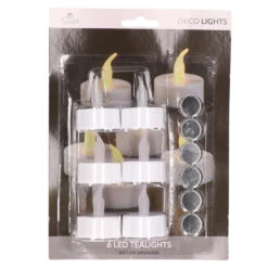 LED Theelichtjes/waxinelichtjes/kaarsjes Geel Vlameffect 6x Stuks -Lifestyle-Productwinkel 312764f6c895447d8ee26757397ae0e8