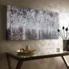 Art For The Home - Canvas - Aquarel Bos - Beige - 60x120 Cm -Lifestyle-Productwinkel 81008107