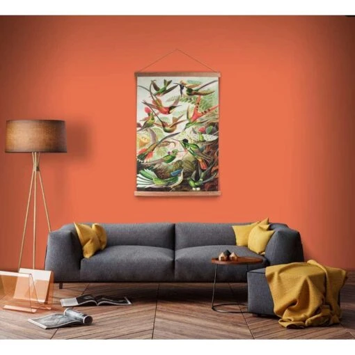 Art For The Home Textiel Poster Vogels - Multikleur - 60x80 Cm -Lifestyle-Productwinkel 81019823 0300