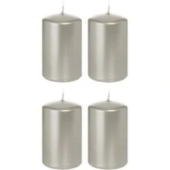 Trend Candles Stompkaarsen - 4 Stuks - Zilver - 18 Branduren -Lifestyle-Productwinkel d6752d06dda34f77912193d5debe1a93