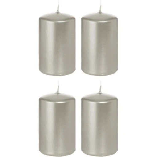 Trend Candles Stompkaarsen - 4 Stuks - Zilver - 18 Branduren -Lifestyle-Productwinkel d6752d06dda34f77912193d5debe1a93