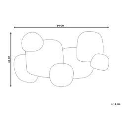 Beliani Wanddecoratie HAFNIUM - Zwart Ijzer -Lifestyle-Productwinkel ed5f1a9352014d518c3b071f082c9e3e