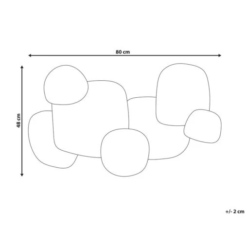 Beliani Wanddecoratie HAFNIUM - Zwart Ijzer -Lifestyle-Productwinkel ed5f1a9352014d518c3b071f082c9e3e